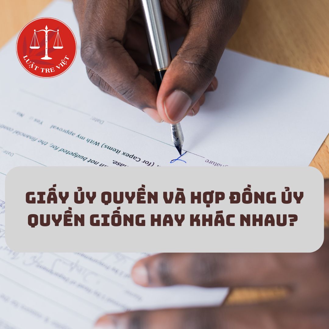 Giấy ủy quyền và hợp đồng ủy quyền giống hay khác nhau? Mẫu giấy ủy quyền mua bán nhà đất 2024