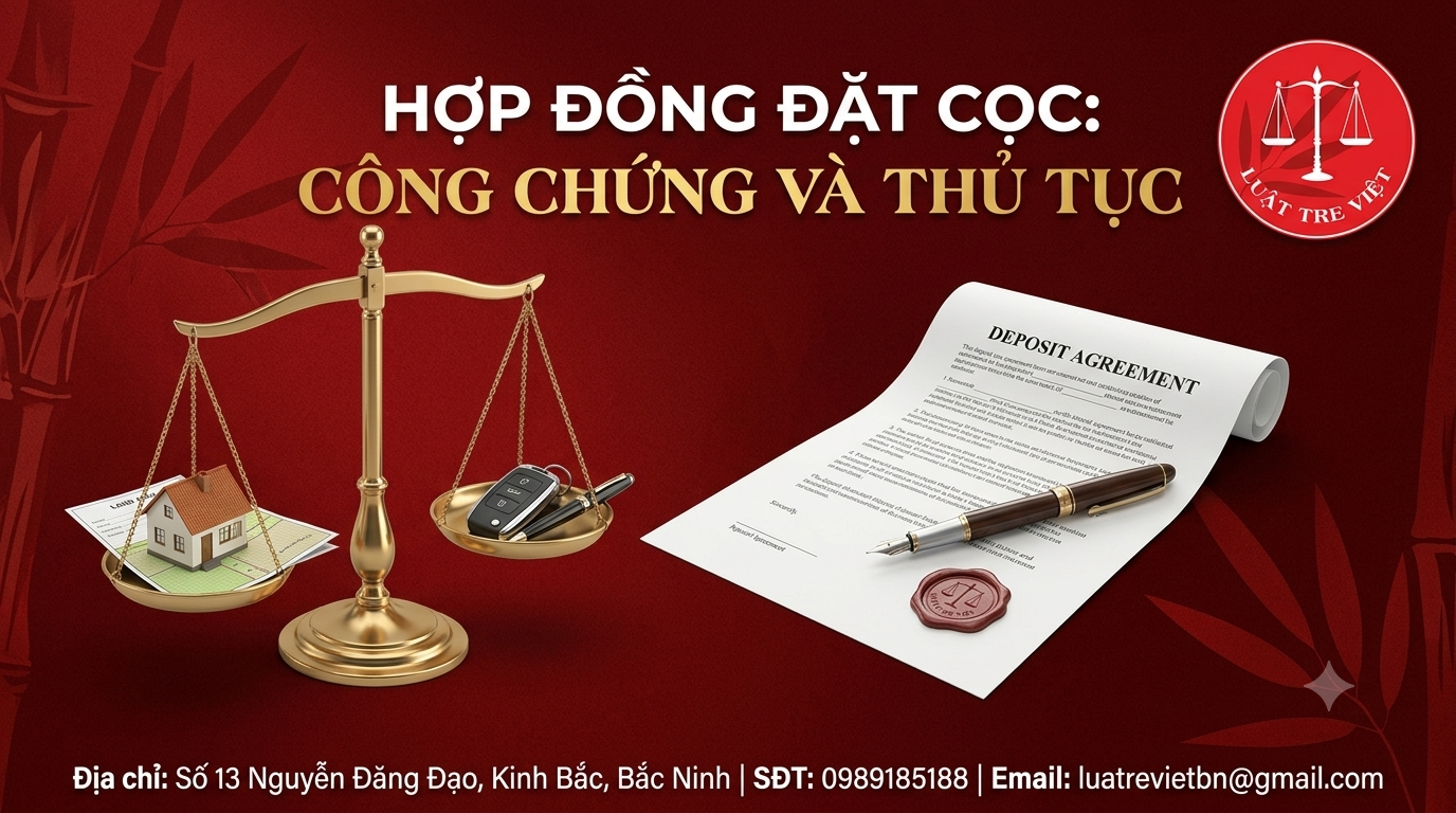 Hợp đồng đặt cọc có bắt buộc phải công chứng hay không? Thủ tục công chứng hợp đồng đặt cọc theo quy định của pháp luật hiện hành