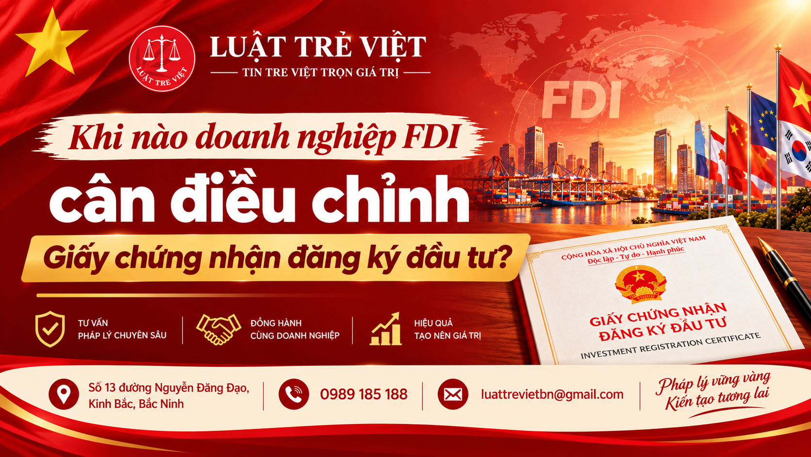 Khi nào cần điều chỉnh giấy chứng nhận đăng ký đầu tư và thủ tục theo quy định của pháp luật hiện hành