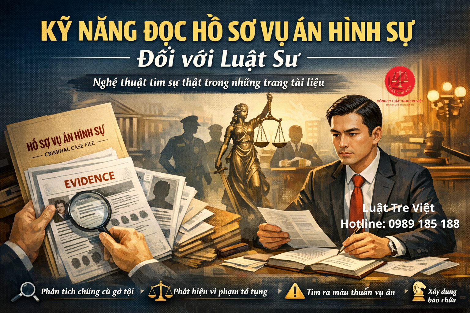 Kỹ năng đọc hồ sơ vụ án hình sự đối với luật sư  Nghệ thuật tìm sự thật trong những trang tài liệu