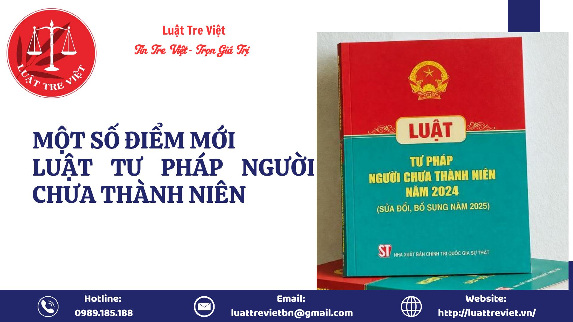 Một số điểm mới Luật Tư pháp người chưa thành niên