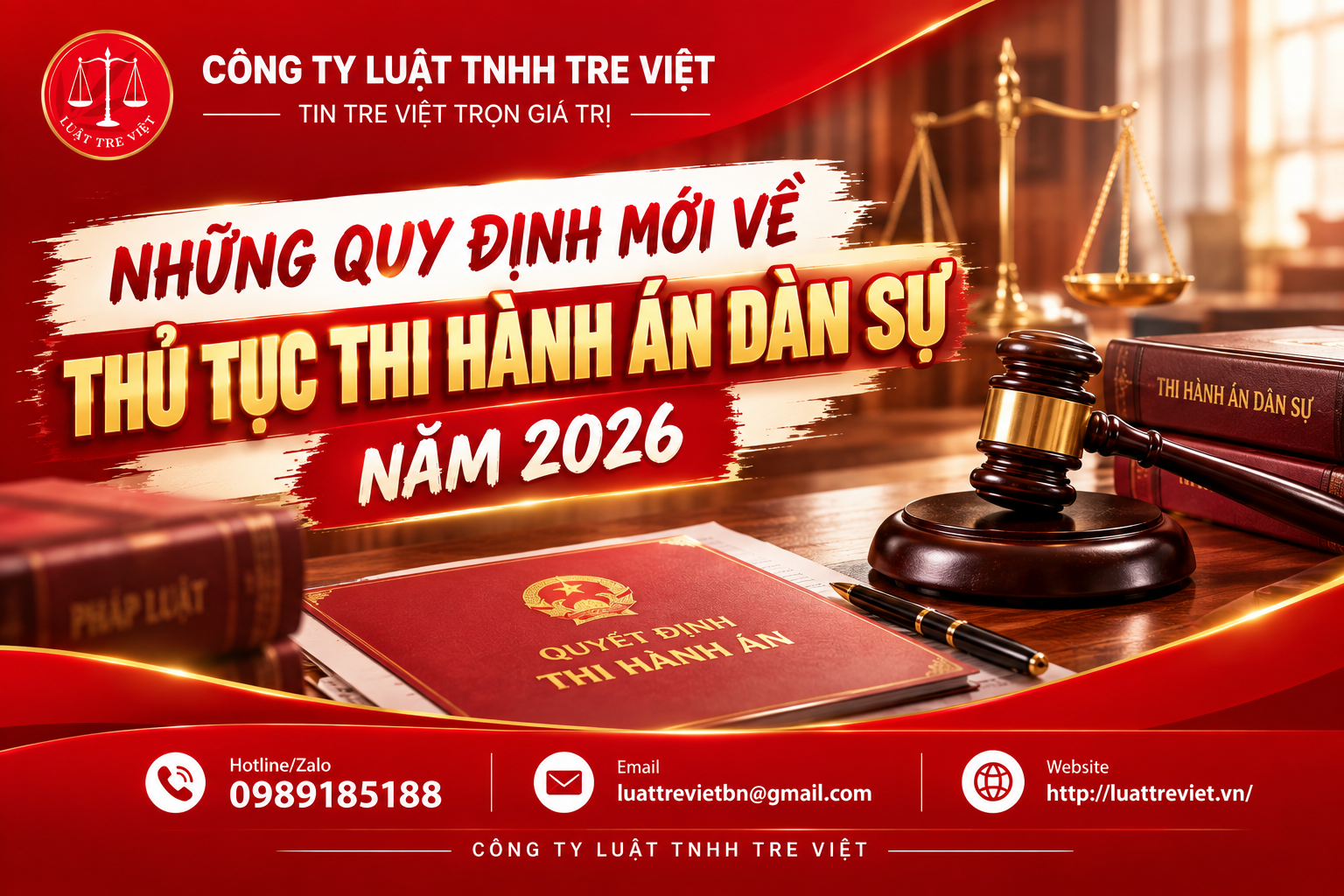 NHỮNG QUY ĐỊNH MỚI VỀ THỦ TỤC THI HÀNH ÁN DÂN SỰ NĂM 2026